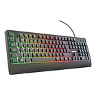 Teclado Gamer TRUST Ziva membrana  5