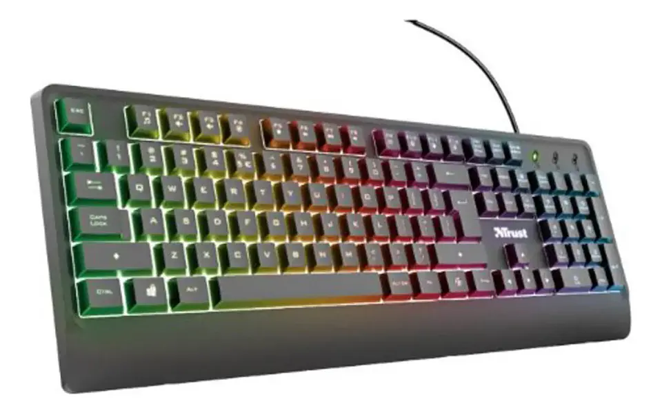 Teclado Gamer TRUST Ziva membrana  5