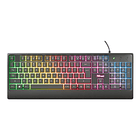 Teclado Gamer TRUST Ziva membrana  1