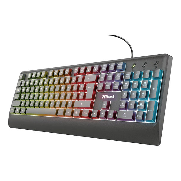 Teclado Gamer TRUST Ziva membrana  2
