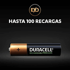 Pila AAA recargables de 900mAh 2 unidades 2