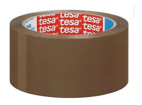 Cinta de embalaje tesa color cafe 48mm x40metros 