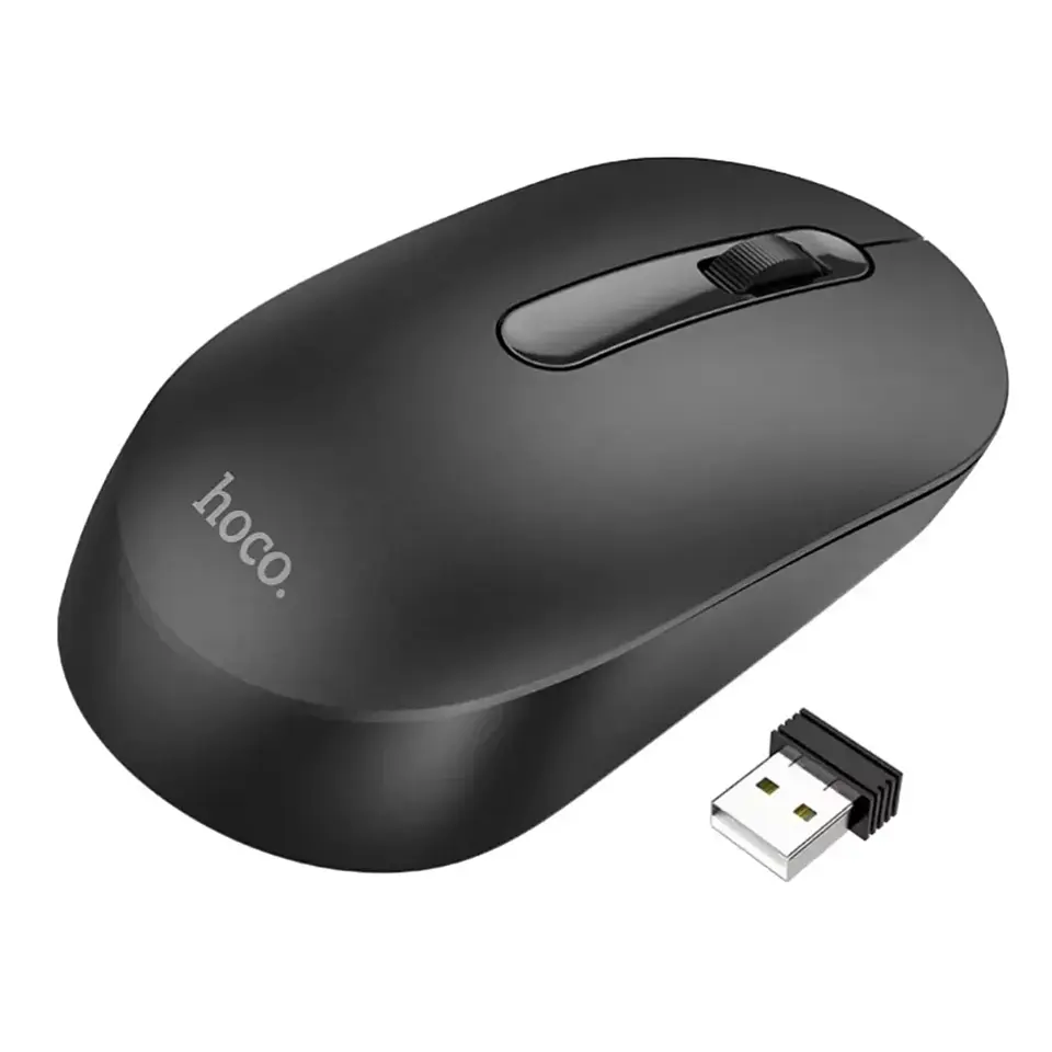 Mouse inalámbrico HOCO GM14 1200DPI NEGRO  1