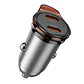 Cargador De Auto Hoco Nz16b Dual USB-C Negro - Miniatura 1