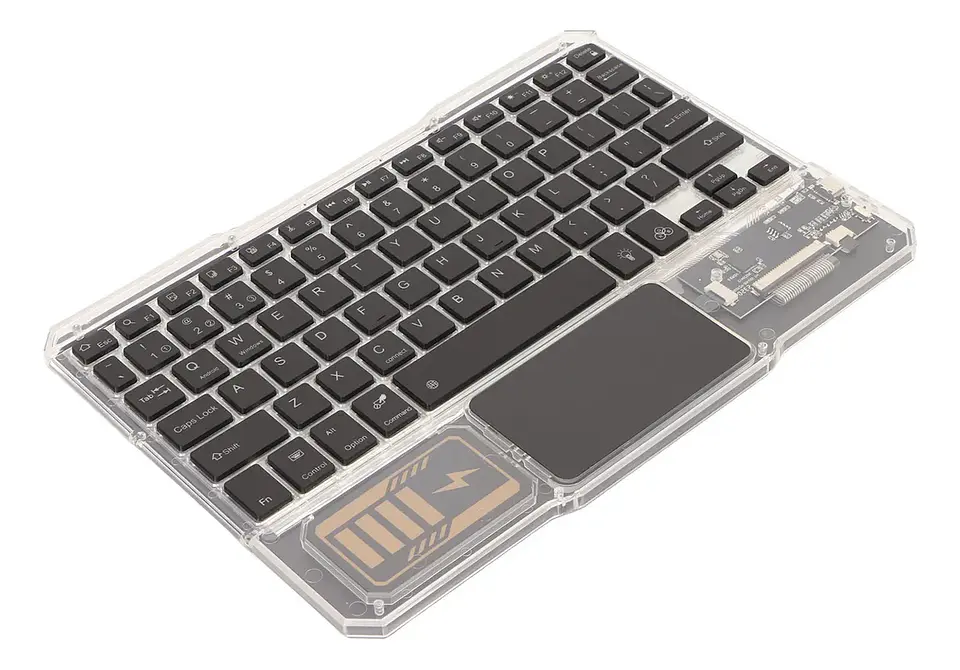 Teclado Bluetooth inalámbrico A30 RGB Negro  7