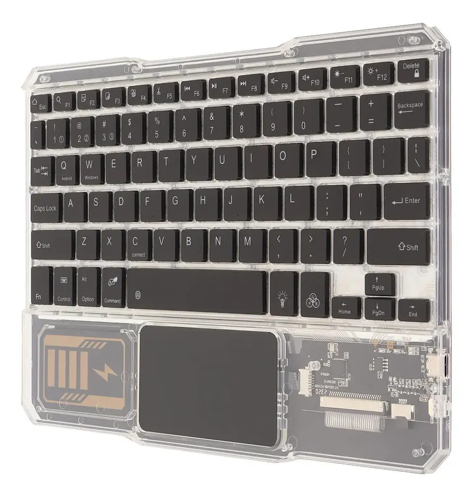 Teclado Bluetooth inalámbrico A30 RGB Negro  4