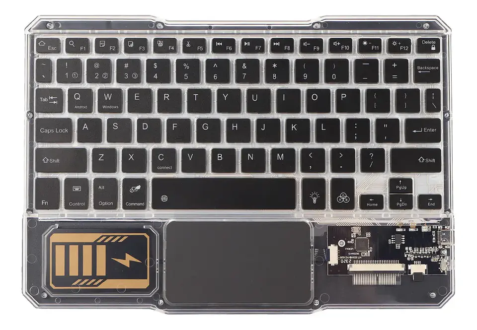 Teclado Bluetooth inalámbrico A30 RGB Negro  1