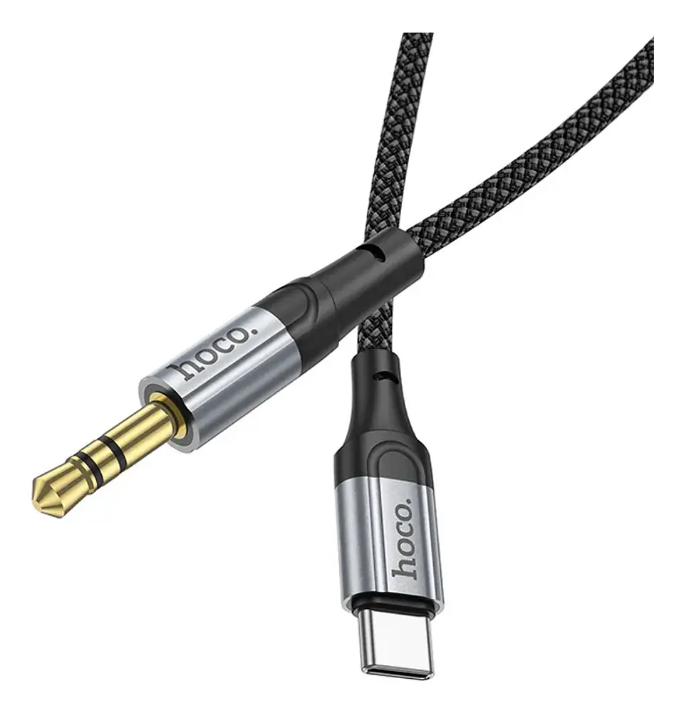 Cable de audio USB-C a 3.5mm 1 metro negro  2