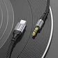 Cable de audio USB-C a 3.5mm 1 metro negro  - Miniatura 4