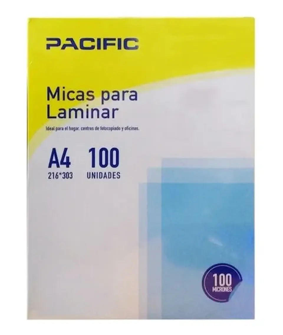 100 Micas Laminas Para Termolaminar Tamaño A4 100 Micras 1