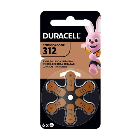 PILA AUDITIVA D3 312 DURACELL 