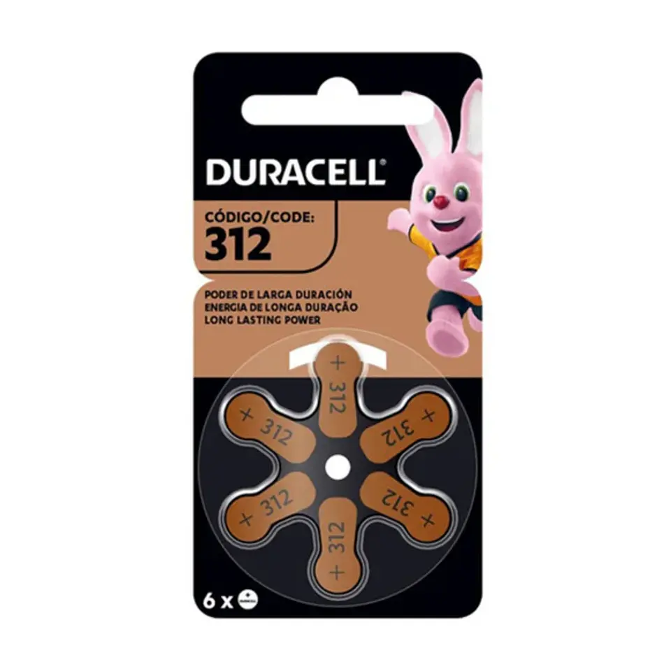 PILA AUDITIVA D3 312 DURACELL  1