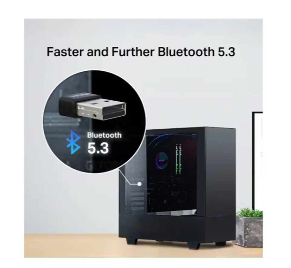 Adaptador nano Bluetooth mercusys USB 5.3  6