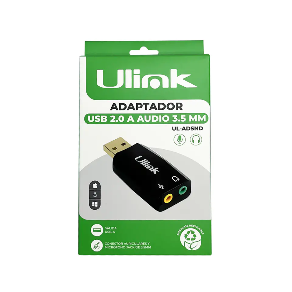 Tarjeta adaptador de USB A SONIDO  3