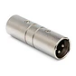Adaptador de Audio XLR 3PIN M-M COPLA 18,5x63,5mm DMX  - Miniatura 2