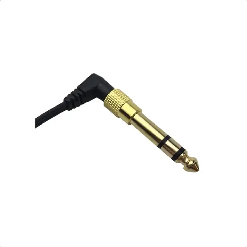 Adaptador de Audio 3,5mm hembra a 6,35mm macho copla audio stereo 7