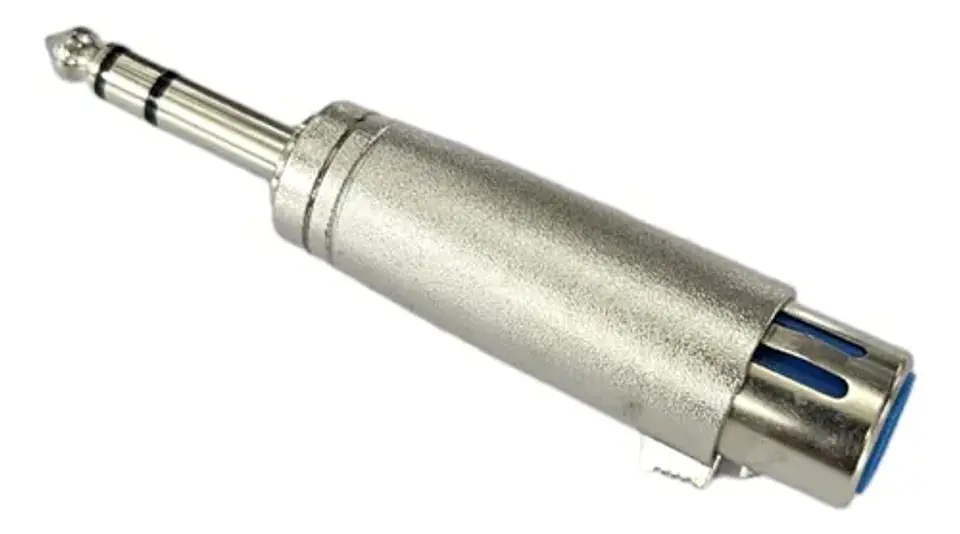 Adaptador de audio XLR 3pin XLR3 hembra a 6,35mm macho Stereo 1