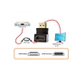 Copla HDMI macho hembra 90 grados dorada - Miniatura 3