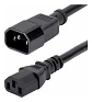 Cable De Poder macho hembra extension C13-C14 5MTS - Miniatura 1