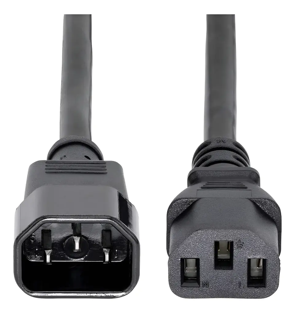 Cable De Poder macho hembra extension C13-C14 5MTS 2