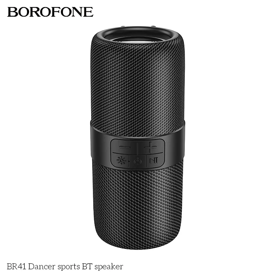Parlante Borofone BR41 Colorfull LED NEGRO  2