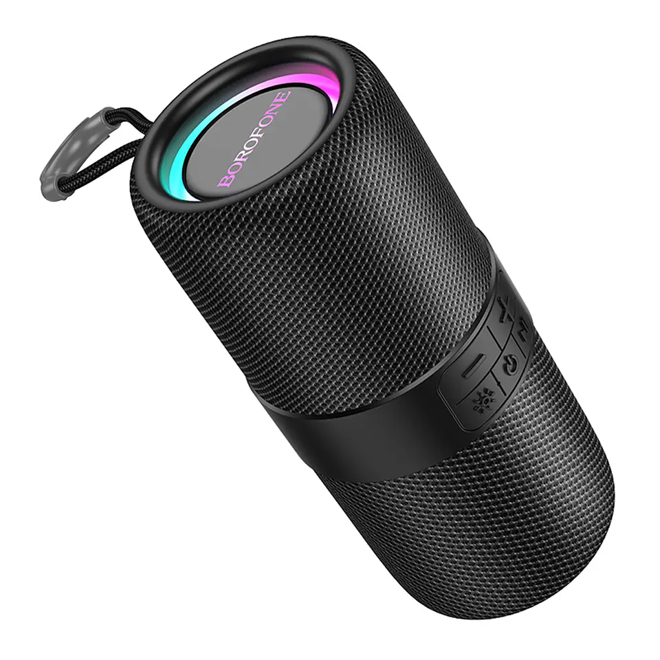 Parlante Borofone BR41 Colorfull LED NEGRO  1