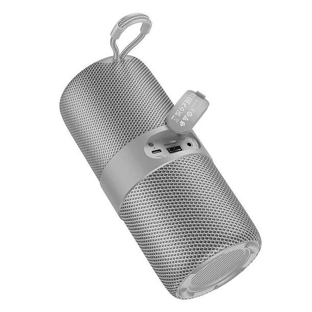 Parlante Borofone BR41 Colorfull LED GRIS  2