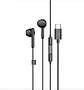 Audífono USB-C con cable M93 hoco Negro  - Miniatura 1