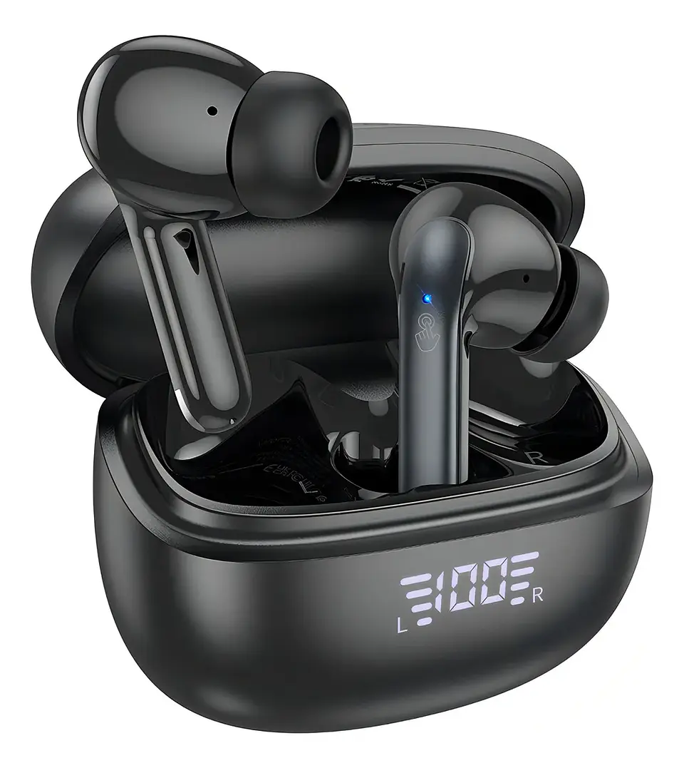 Audífono BT HOCO EQ5 ANC+ENC NEGRO 4