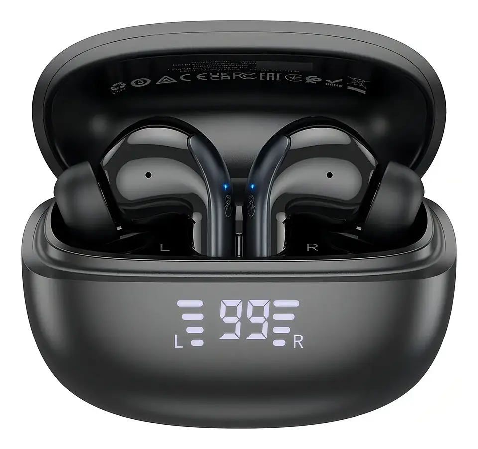 Audífono BT HOCO EQ5 ANC+ENC NEGRO 2
