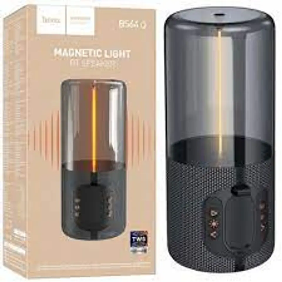 Parlante HOCO con luz magnetica BS64 BT Negro 3