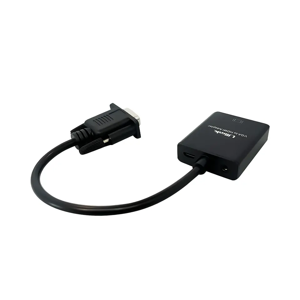 Adaptador conversor VGA a HDMI con audio  2