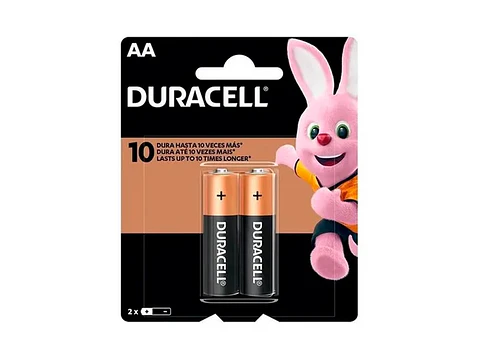 Pila AA alcalina duracell 2 unidades