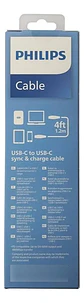 Cable USB-C a USB-C 60W 1 metro Philips - Miniatura 3