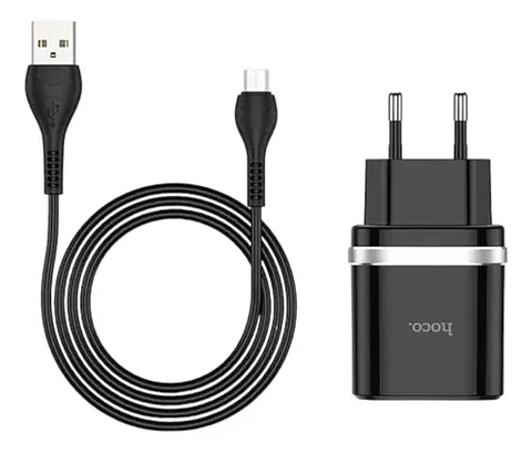Cargador hoco C12Q Micro USB QC3.0