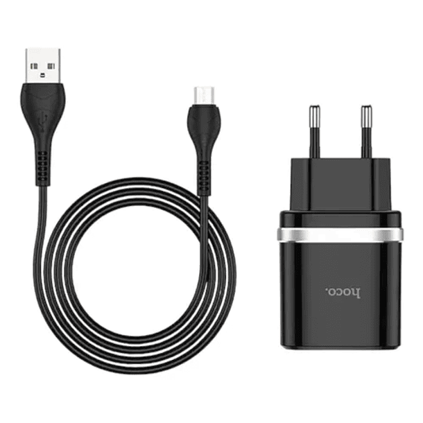 Cargador hoco C12Q Micro USB QC3.0 1