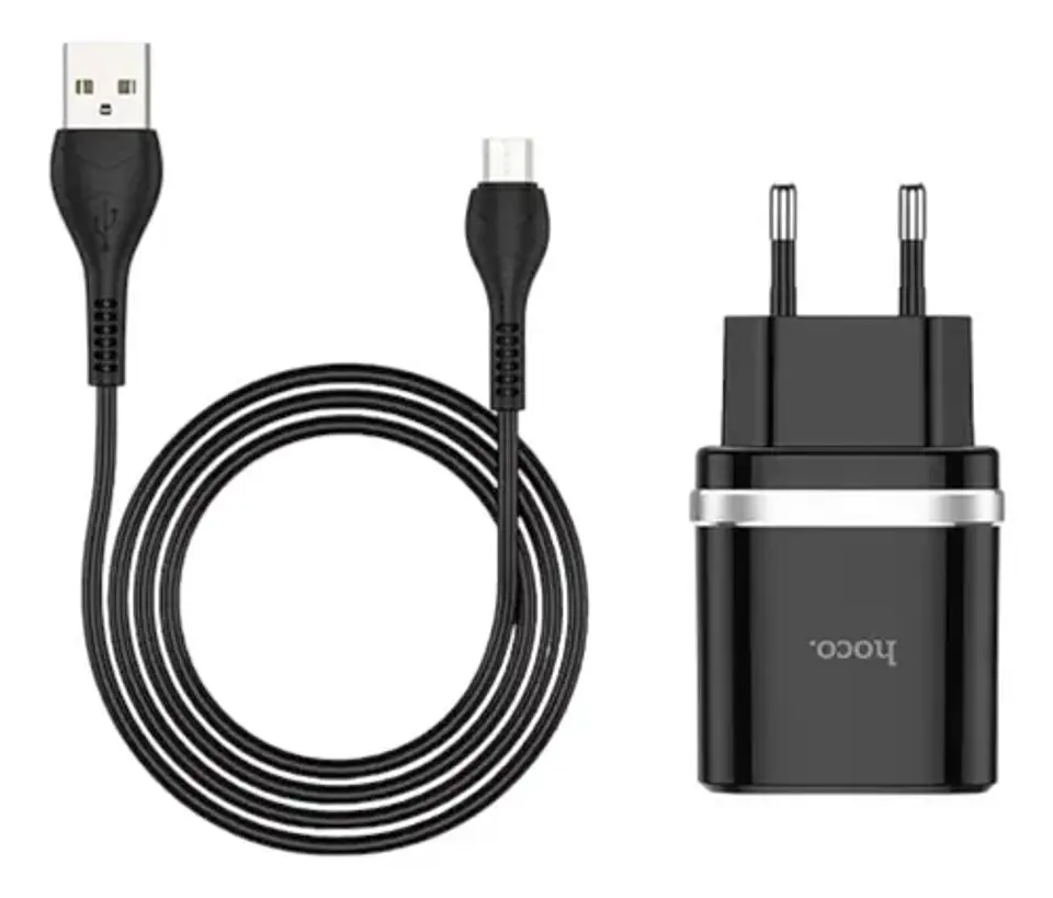 Cargador hoco C12Q Micro USB QC3.0 1