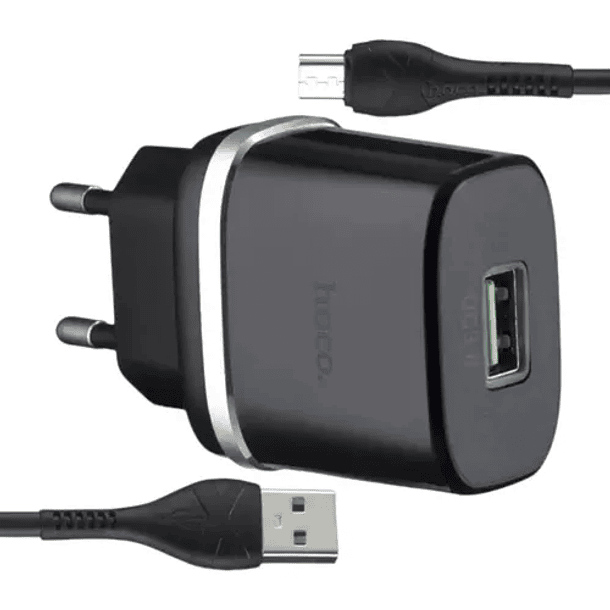 Cargador hoco C12Q Micro USB QC3.0 2