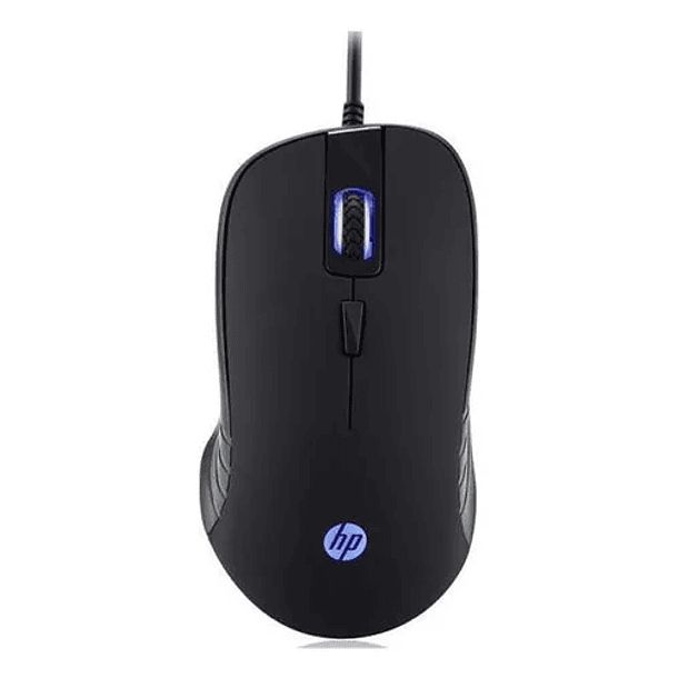 Mouse Gamer Hp G100 Iluminacion Led Azul Color Negro 1