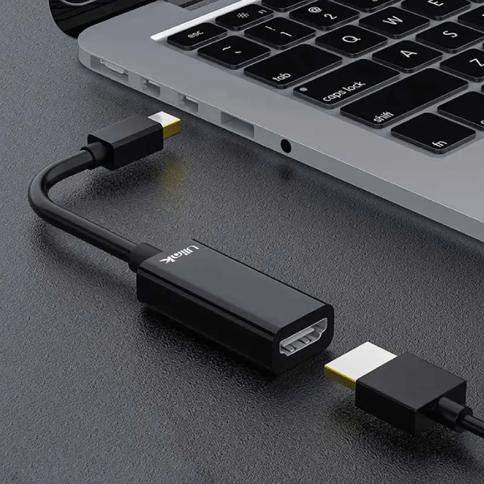 Adaptador de video Mini Display Port Macho a HDMI hembra 4
