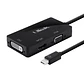 Adaptador de imagen MINI DISPLAY PORT a HDMI, VGA y DVI - Miniatura 1