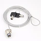 Candado para notebook Slot universal con llave 1,8mts largo y 4mm de espesor UT-LK020K - Miniatura 3