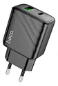 Cargador HOCO CS23A sin cable PD30W + QC3.0 NEGRO - Miniatura 1