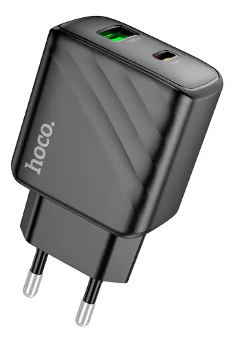 Cargador HOCO CS23A sin cable PD30W + QC3.0 NEGRO 1
