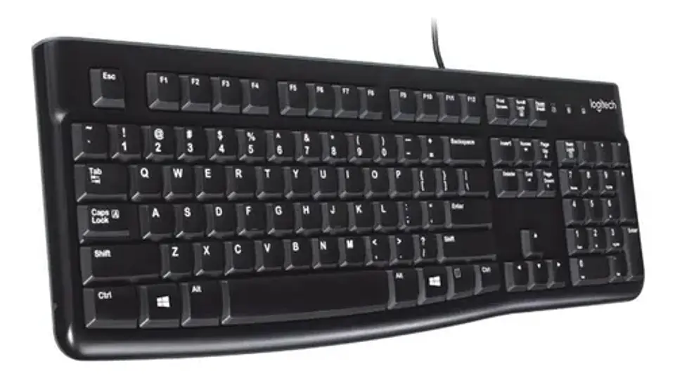 Teclado alambrico logitech español K120  1