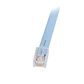 Cable RJ45 macho a DB9 Hembra de-09/h p/puerto rs232 console switch 1.8m  - Miniatura 2