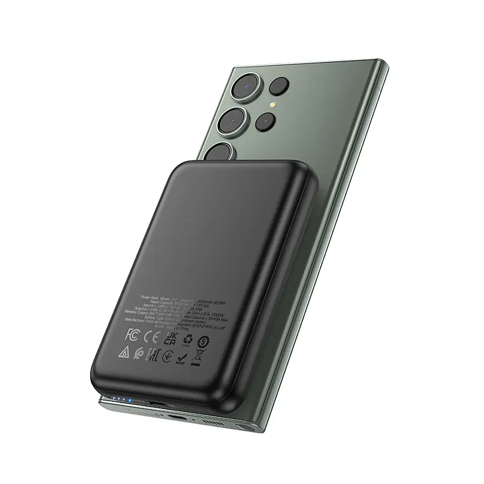Powerbank portatil HOCO J141 10.000mah inalambrica magnetica PD20W  2