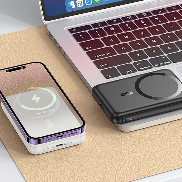Powerbank portatil HOCO J141 10.000mah inalambrica magnetica PD20W  4