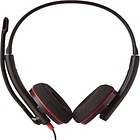 Audífonos Poly Blackwire 3220 + Adaptador Usb-c/a Negro  3