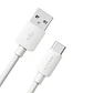 Cable de carga y datos USB-C blanco 3.0A 27W 1M  - Miniatura 1
